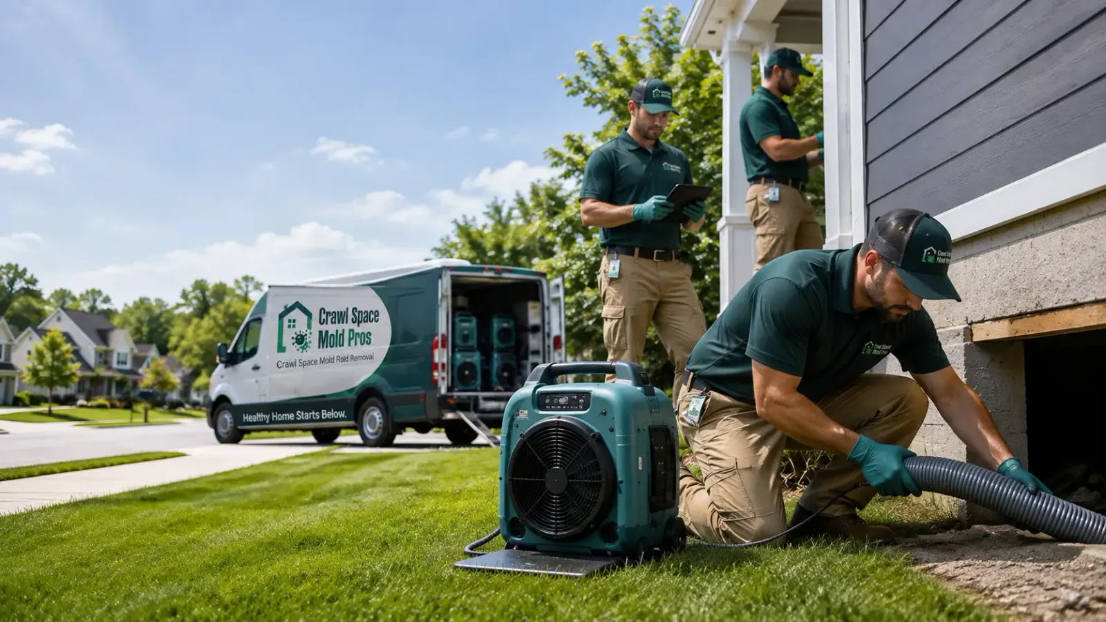 Crawl Space Mold Removal in Rockland, MA